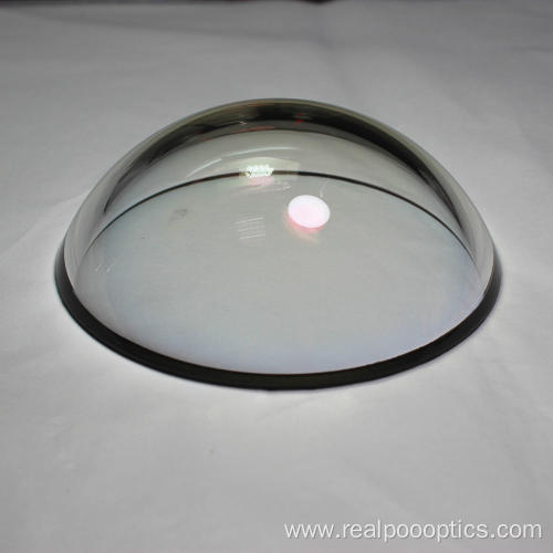 Optical N-BK7 glass dome both sides AR coated